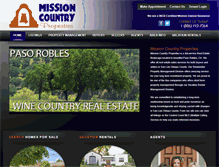 Tablet Screenshot of missioncountryproperties.com